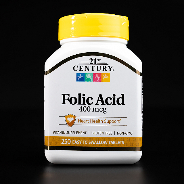 Folic Acid 400 mcg (250 tabs)  