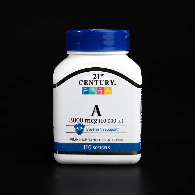 Vitamin A 3000 mcg (10 000 IU) (110 softgels)