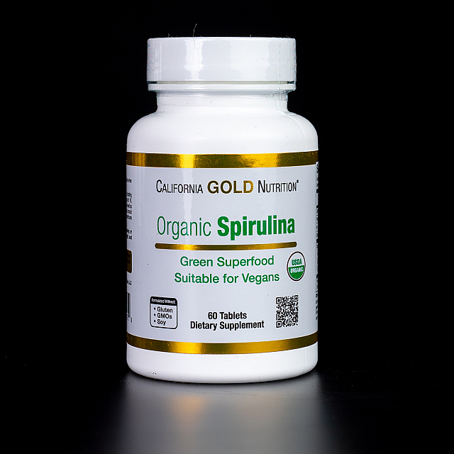 Organic Spirulina (60 tabs)