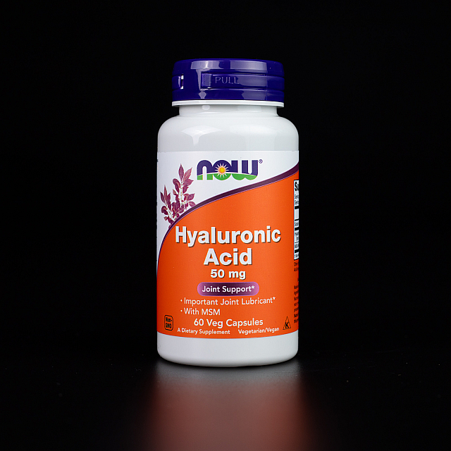 Hyaluronic Acid 50 mg with MSM (60 veg caps)  