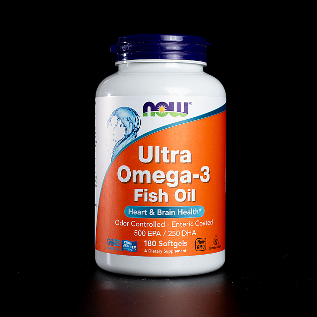 Ultra Omega-3 Fish Oil (180 softgels)  