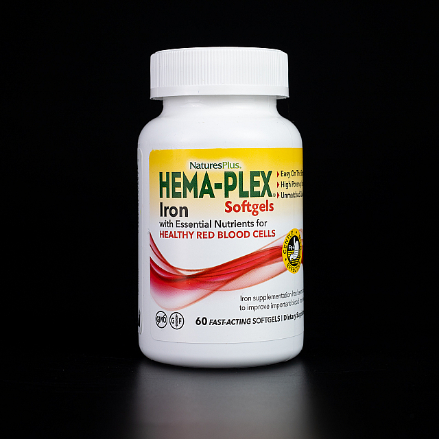 Hema-Plex Iron (60 fast-acting softgels)  