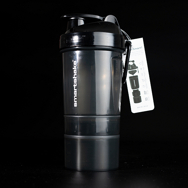 SmartShake Original2Go (600 ml)  Gunsmoke Black