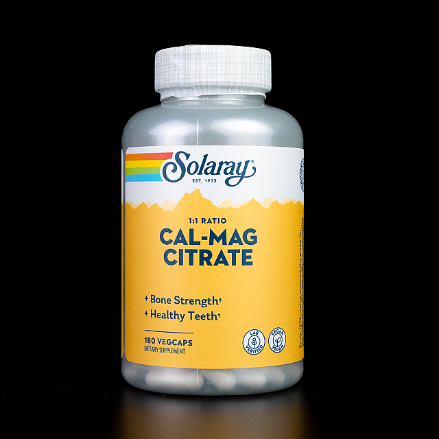 Cal-Mag Citrate 1:1 Ratio (180 veg caps)