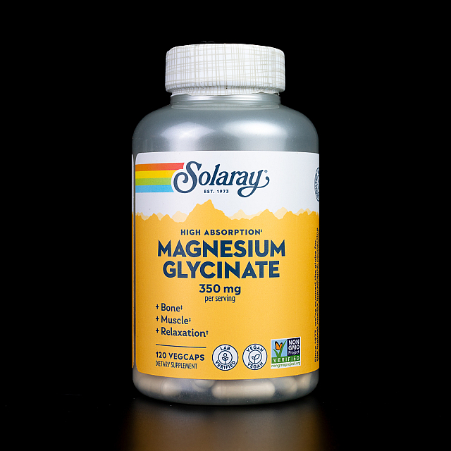 High Absorption Magnesium Glycinate 350 mg (120 veg caps)  