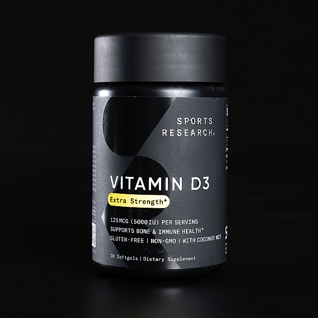 Vitamin D3 Extra Strength 125 mcg (5,000 IU) (30 softgels)  