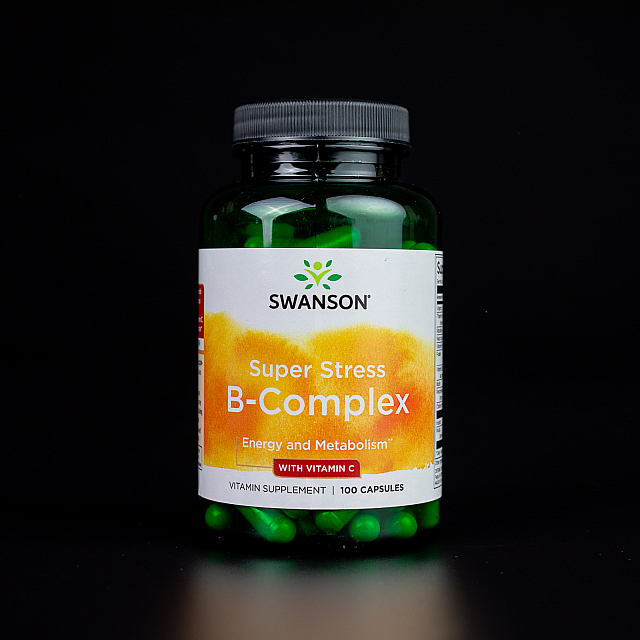 B-Complex Super Stress With Vitamin C (100 caps)  