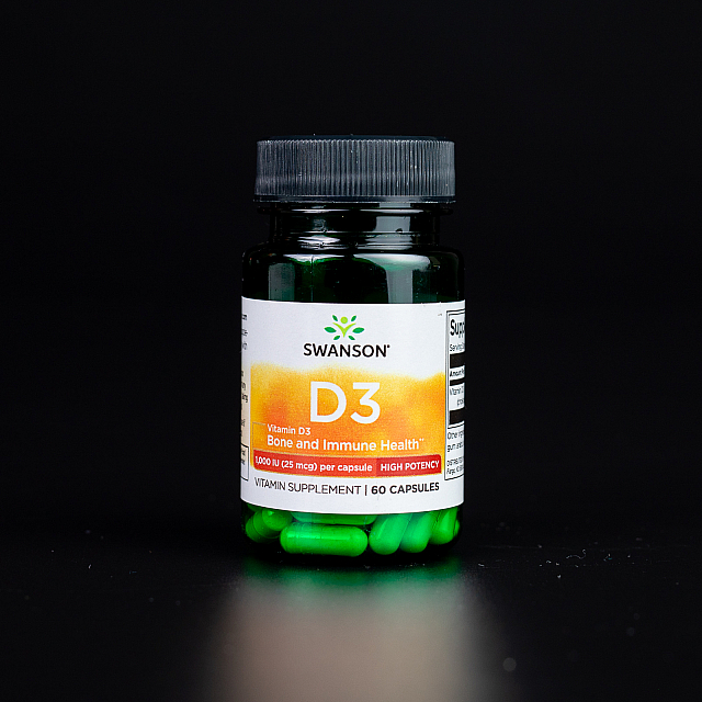 D3 1000 IU 25 mcg (60 caps)  