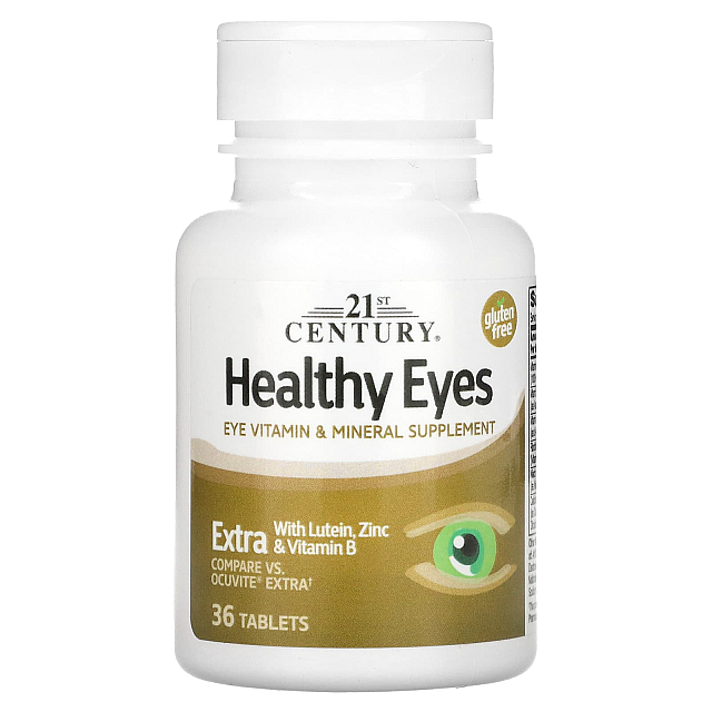 Healthy Eyes, Extra With Lutein, Zinc and Vitamin B (36 tabs)  