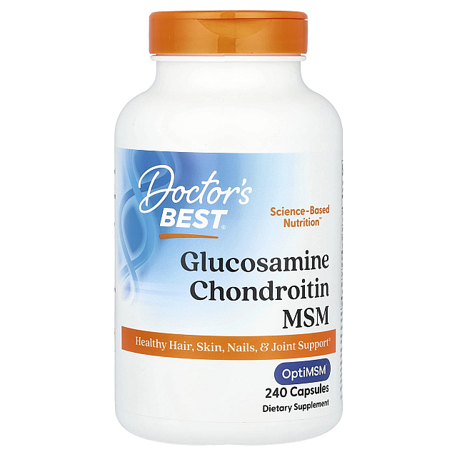Glucosamine Chondroitin MSM with OptiMSM (240 Capsules)