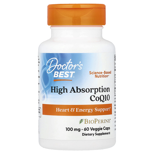 High Absorption CoQ10 100 mg  (60 Softgels)