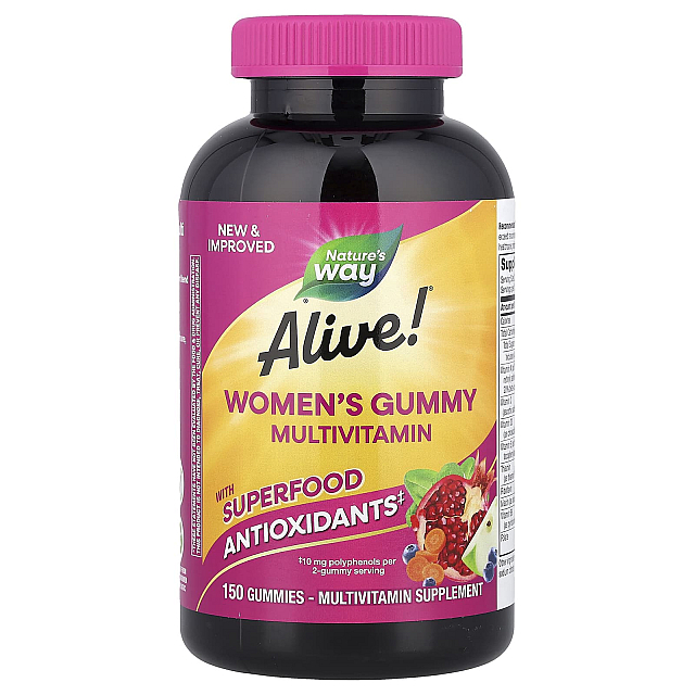Alive! Women's Gummy Multivitamin Mixed Berry (150 Gummies)	