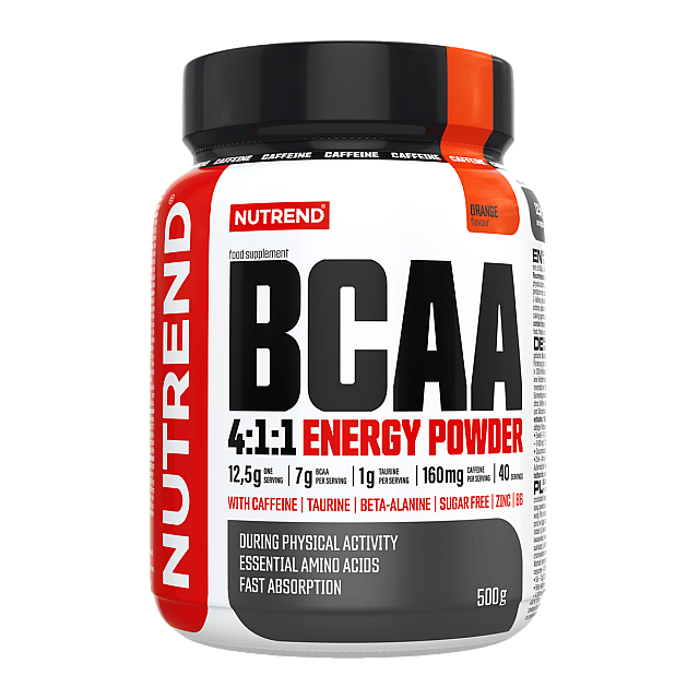 BCAA 4:1:1 Energy Powder (500 g)  Orange