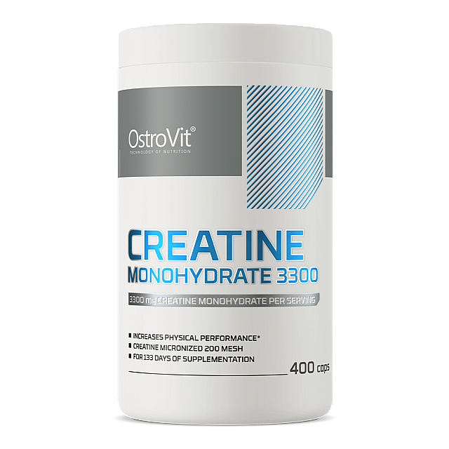 Creatine Monohydrate 3300 mg (400 caps)  