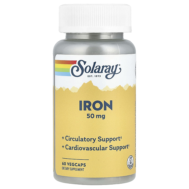 Iron 50mg (60 VegCaps)