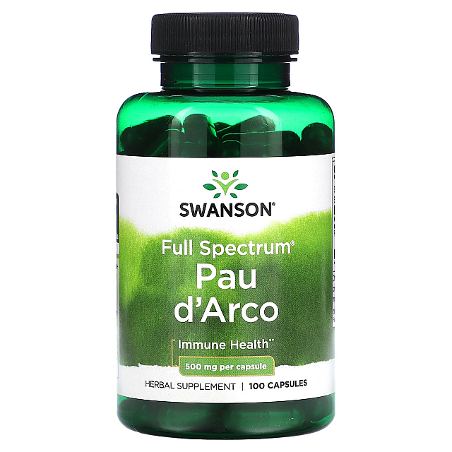 Full Spectrum Pau d'Arco 500 mg (100 caps)  