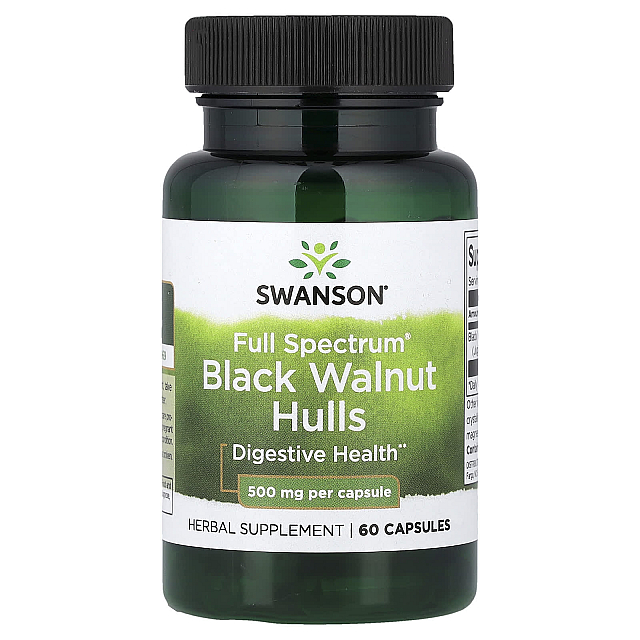 Black Walnut Hulls (60 caps)