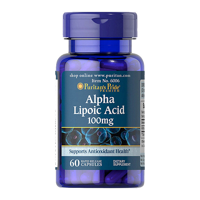 Alpha Lipoic Acid 100 mg (60 caps)  