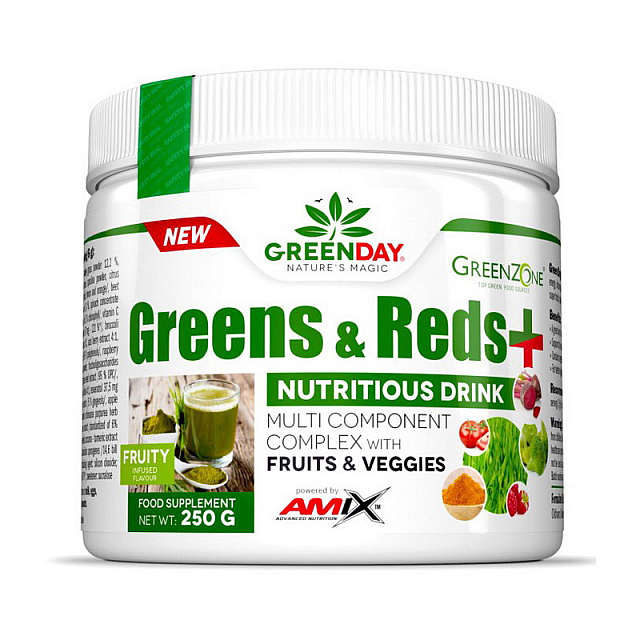 Green & Reds + (250 g)  Fruit
