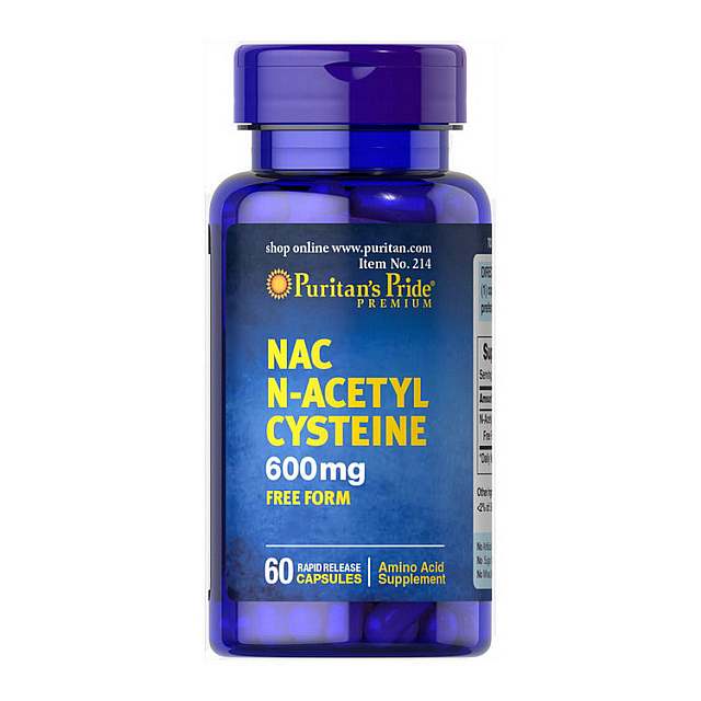 NAC N-Acetyl Cysteine 600 mg (60 caps)  