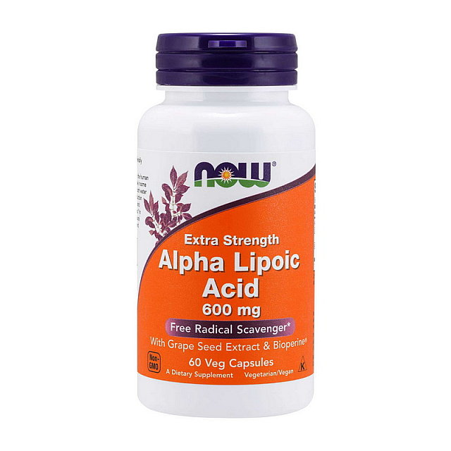 Alpha Lipoic Acid 600 mg Extra Strength (60 caps)  