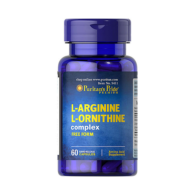 L-Arginine L-Ornithine complex (60 caps)  