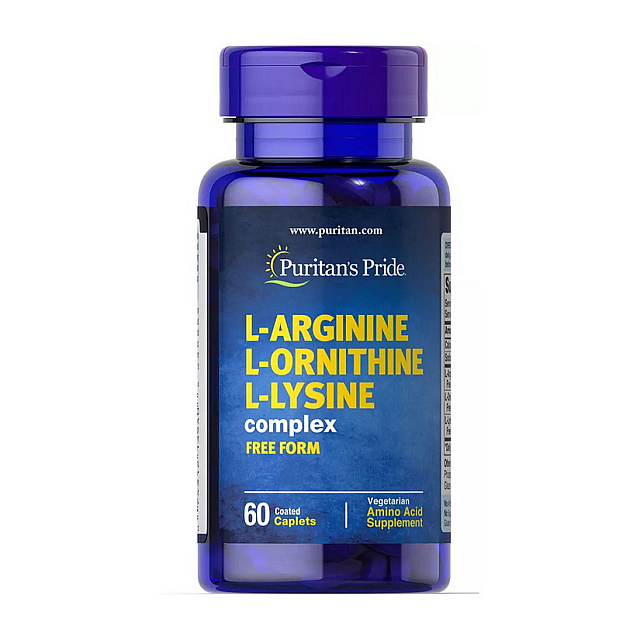 L-Arginine L-Ornithine L-Lysine (60 caplets)  