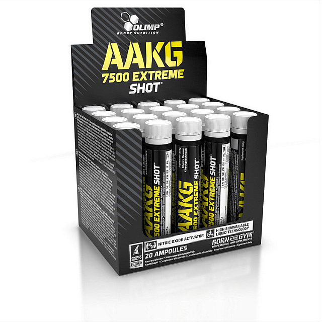 AAKG 7500 Extreme Shot (20 x 25 ml) Grapefruit 