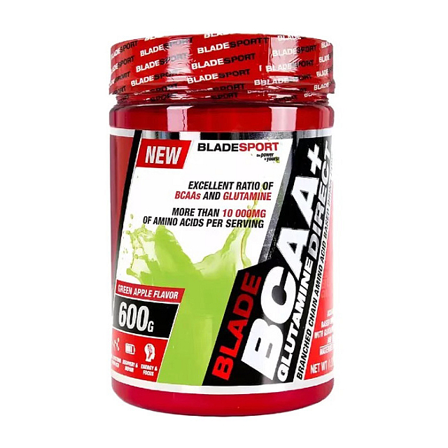 BCAA + Glutamine Direct (600 g) Green apple 