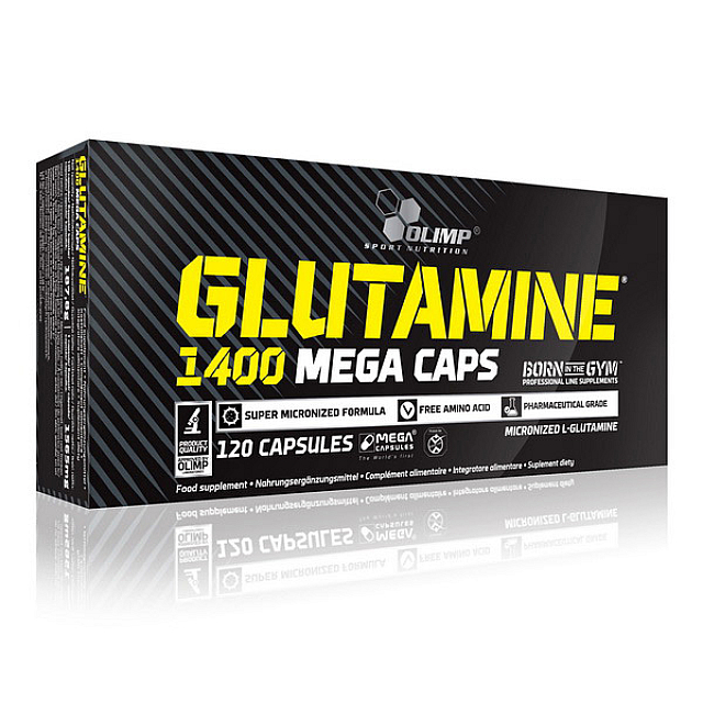L-Glutamine 1400 mega caps 1 блистер (30 caps)  