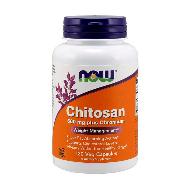 Chitosan 500 mg plus Chromium (120 veg caps)  