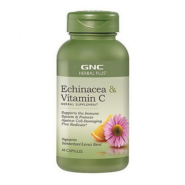 Echinacea Plus Vitamin C (60 caps)  