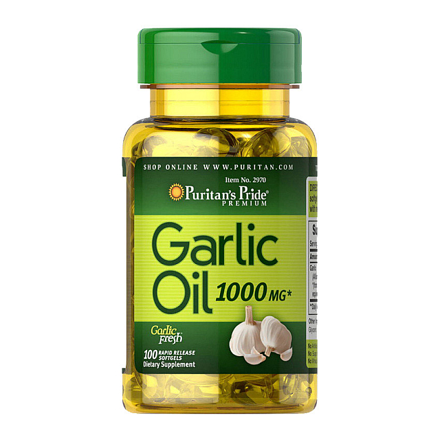 Garlic Oil 1000 mg (100 softgels)  
