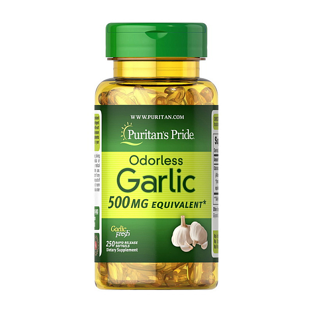 Odorless Garlic 500 mg (250 softgels)  