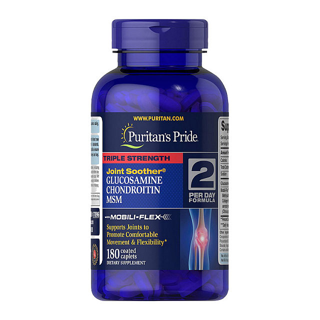 Triple Strength Glucosamine & Chondroitin with MSM (180 caplets)  