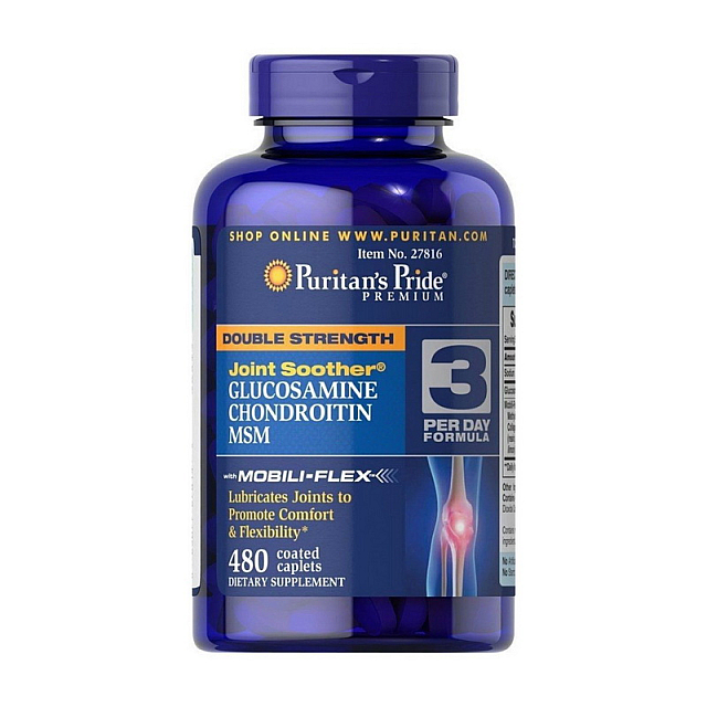 Double Strength Glucosamine, Chondroitin & MSM (480 caplets)  