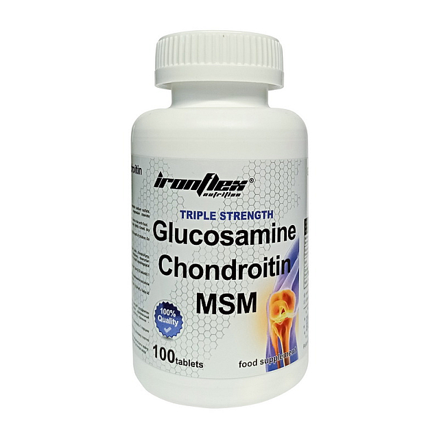 Triple Strength Glucosamine Chondroitin MSM (100 tabs)  