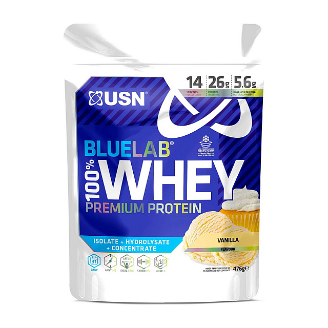 Blue Lab 100% Whey Premium Protein (476 g)  Chocolate-caramel