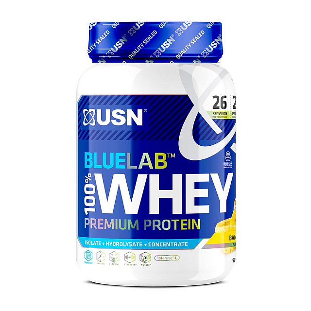 Blue Lab 100% Whey Premium Protein (908 g)  Caramel-popcorn