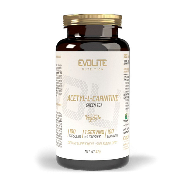 Acetyl L-Carnitine + Green Tea (100 veg caps)  