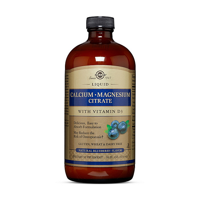 Calcium Magnesium Citrate with vit D3 (473 ml) Natural strawberry 