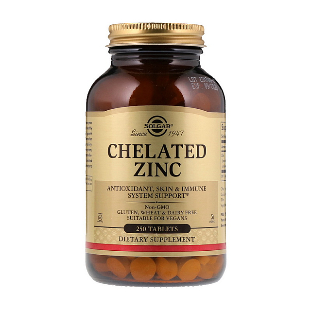 Chelated Zinc (250 tab)  