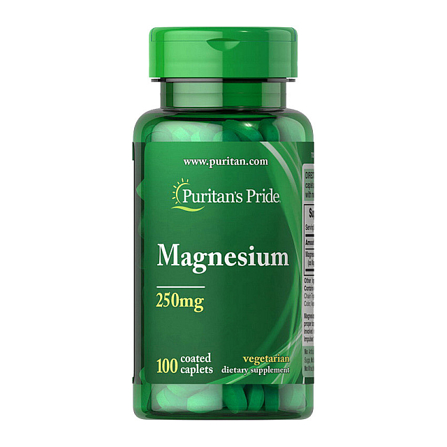 Magnesium 250 mg (100 caplets)  