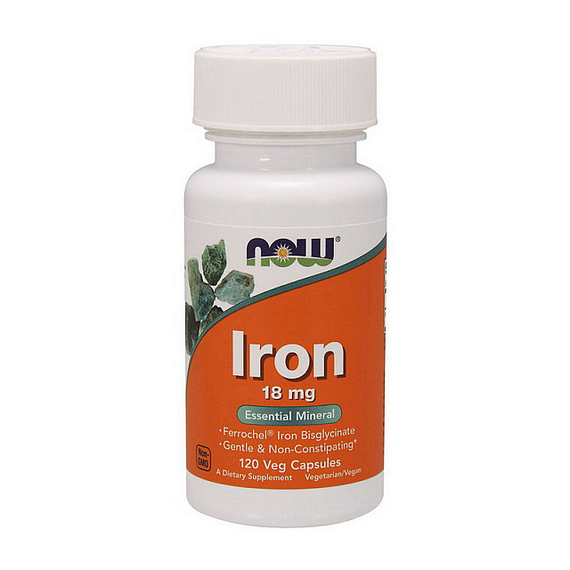 Iron 18 mg (120 veg caps)  