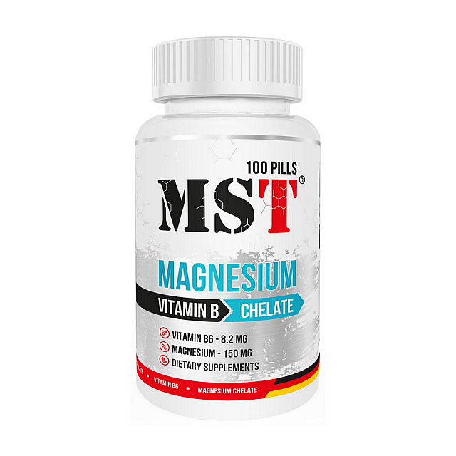 Magnesium Chelate Vitamin B (100 pills)  