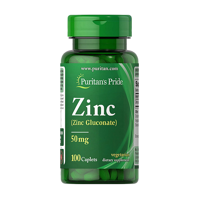 Zinc Gluconate 50 mg (100 caps)  
