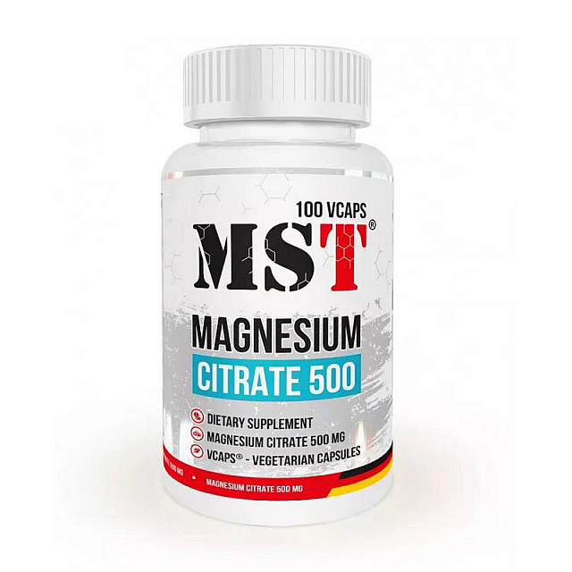Magnesium Citrate 500 (100 veg caps)  