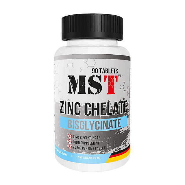 Zinc Bisglycinate Chelate 25 mg (90 tabs)  