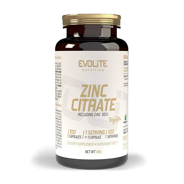 Zinc Citrate (100 veg caps)  