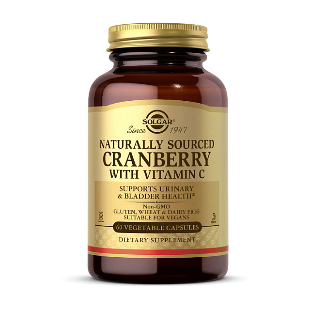 Cranberry with Vitamin C naturally sourced (60 veg caps)  